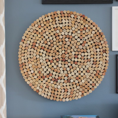 Creating art from corks (AKA: Lots & lots of drinking)