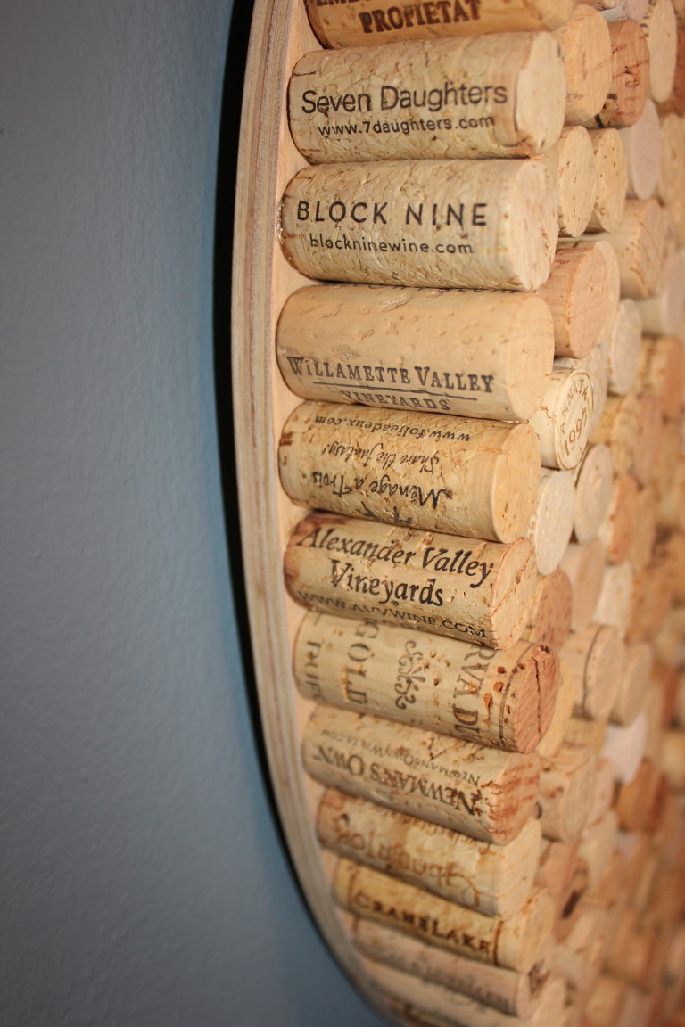 Creating art from corks (AKA: Lots & lots of drinking) - a little kooky