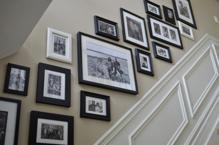 How to plan out & create a gallery wall - a little kooky