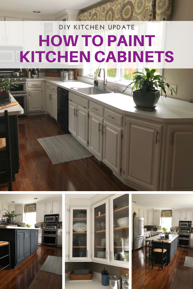 DIY Kitchen Update: Painting Kitchen Cabinets - a little kooky